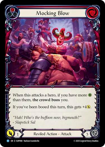 Mocking Blow (Red) [SUP090] (Super Slam)  Rainbow Foil