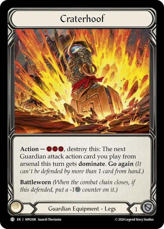 Craterhoof [BVO008] (Mastery Pack Guardian)  Cold Foil