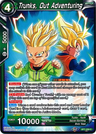 Trunks, Out Adventuring (BT7-059) [Assault of the Saiyans]