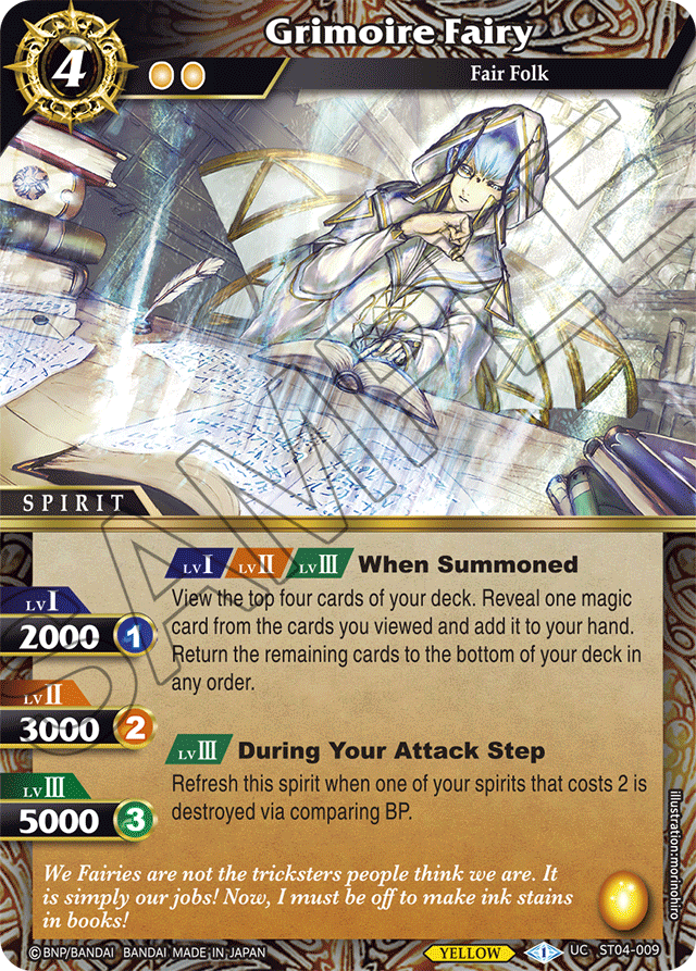 Grimoire Fairy (ST04-009) [Forbidden Magic]